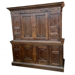 Hickory Chair Cherry 2 PC Ent. Center (As is)