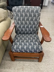 Adjustable Wood Frame Chair