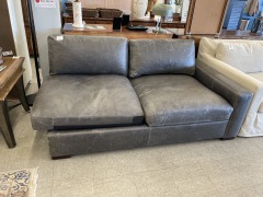 Leather Chaise\/Couch