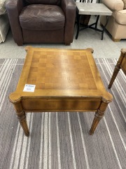 Checkered End Table