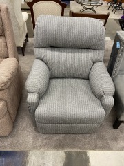Lil Grey Tweed Recliner