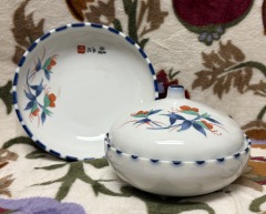 Bowl and saucer made in Japan
