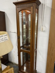 Slim & Tall Glass Display Case (No shelves)