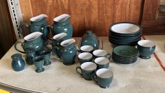 Denby England Greenwich Tea Set (Set of 30)