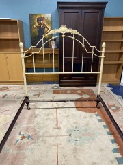 Ornamented Iron Wrought Bed-frame