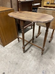 Vintage Wood Parlor Table
