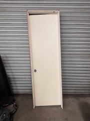 25 1\/4 81 3\/4 Hollow Core Door with Frame