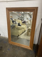 Oak Frame Mirror (42x31)