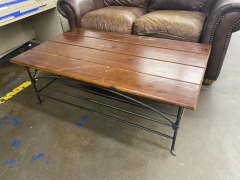 Rustic Farmhouse Coffee Table (As is)