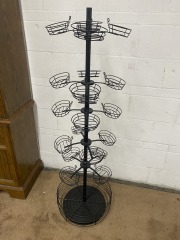 Metal Versatile Display Basket Stand
