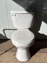 White Standard Toilet
