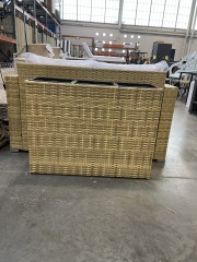 Wicker Standing Planter