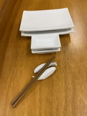 Crate and Barrel Sushi 2 Go Set