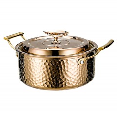 2973 BLK3 | DAEDALUS Pro 7.5 Qt Copper Clad Stock Pot