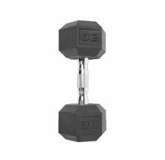 2970 BLK3 | CAP 30 lb Coated Hex Dumbbell