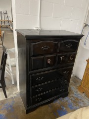 Well Loved Dark Wood Dresser