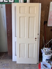 Cream Solid Wood Door 28\