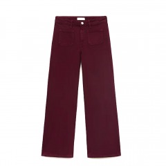 2640 P7 | MANGO Corduroy Mid-waist Culotte
