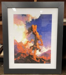 Framed Maxfield Parrish \