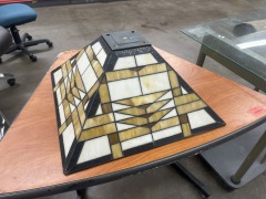 Dale Tiffany Mission Style Stained Glass Lamp Shade