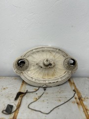 Antique Cast Iron Dual Light Fixture