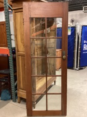 Brown Glass Door