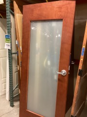 Brown Glass door