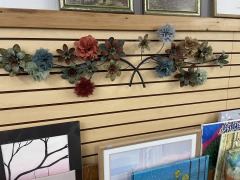 Metal & Fabric Wall Art