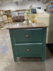 Dark Green Night Stand