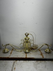 Gold Elegant 3 Light Chandelier