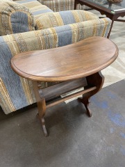 The Bean...Legume... Wood Side Table