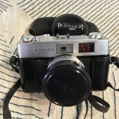 Konica Auto S2 35mm film rangefinder camera *UNTESTED*