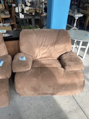 Brown Rocking Recliner