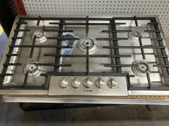 Bosch 800 Series 36 Inch Gas Cooktop (Untested)