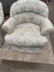 Vintage Blue Club Chair (each)