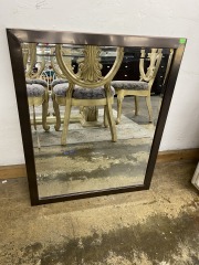 Metalic Framed Mirror (24x30)