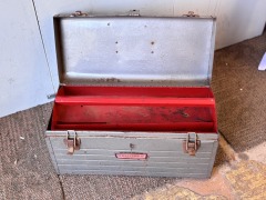 Vintage 1960s Craftsman 6500 Tool Box w\/ Tray