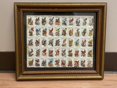 Framed Stamp Sheet