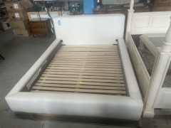 Crate and Barrel Queen Bed