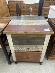 Mulit color Wooden File Cab