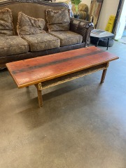 Cowboy Coffee Table with Rope Detail