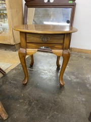 Petite Side Table with Drawer
