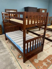 Solid & Sturdy Bunkbed with Ladder
