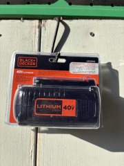 Genuine Black + Decker 40V 2.5 AH Battery