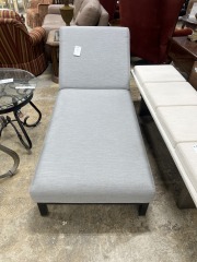 Vesta Grey Chaise
