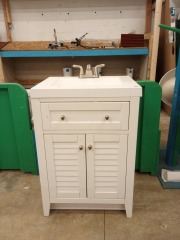 White Vanity Cabinet