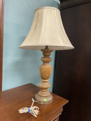 Stone Look Travel Lamp