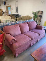 Mauve Mama Tapestry Patterned Couch