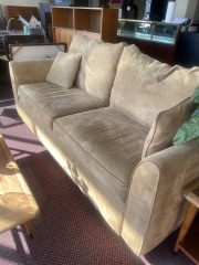 Kevin Charles Microfiber Couch w\/ Pullout Bed
