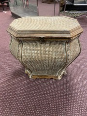 Bombay Style Wicker Chest